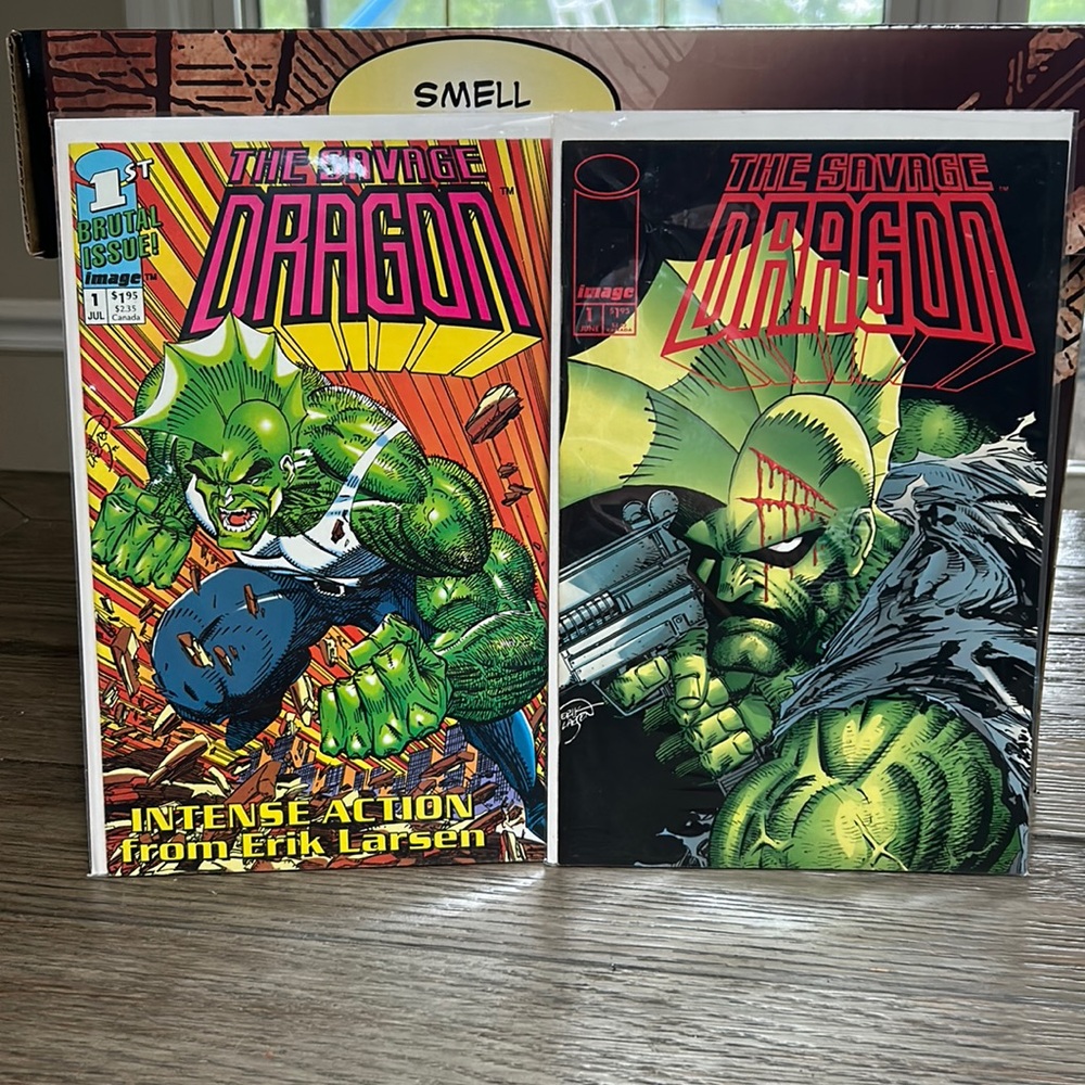 Savage Dragon 1, 2 Comic Lot